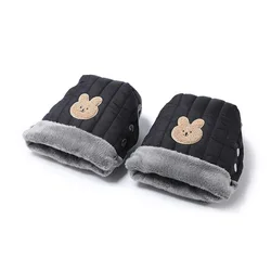 Guantes de cochecito térmicos impermeables a prueba de viento