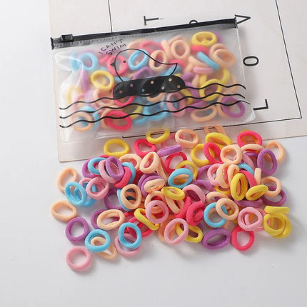 Gomas para el pelo con lazos y flores elásticas para niñas - imagen 5