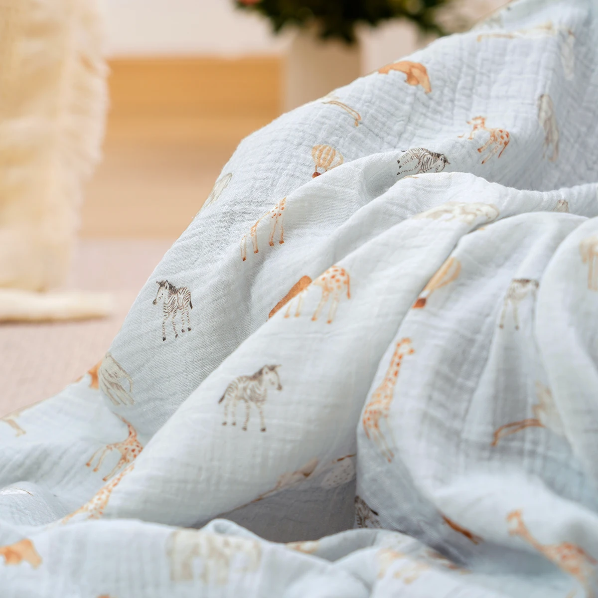Manta envolvente con estampado unisex