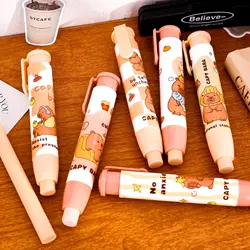 Borrador retráctil capibara de dibujos animados para niños
