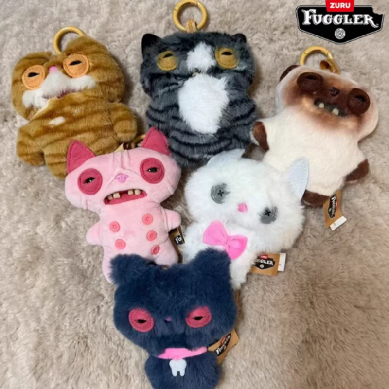 Fuggler Alley Cats llavero de peluche monstruo feo y divertido - imagen 3