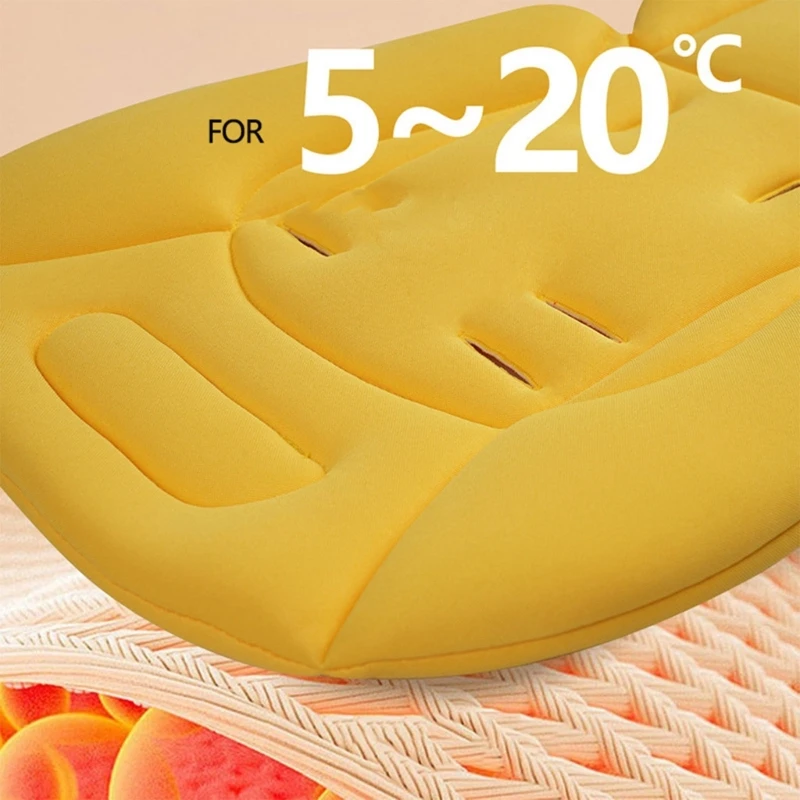 Cojín para cochecito universal acolchado con soporte lumbar cómodo - imagen 5