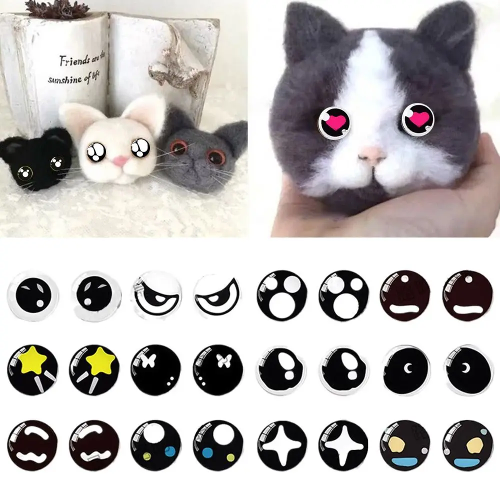 Ojos de cristal con purpurina para manualidades de peluches - imagen 4