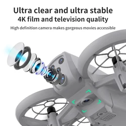 Drone FPV con cámara dual WiFi y luz de control remoto