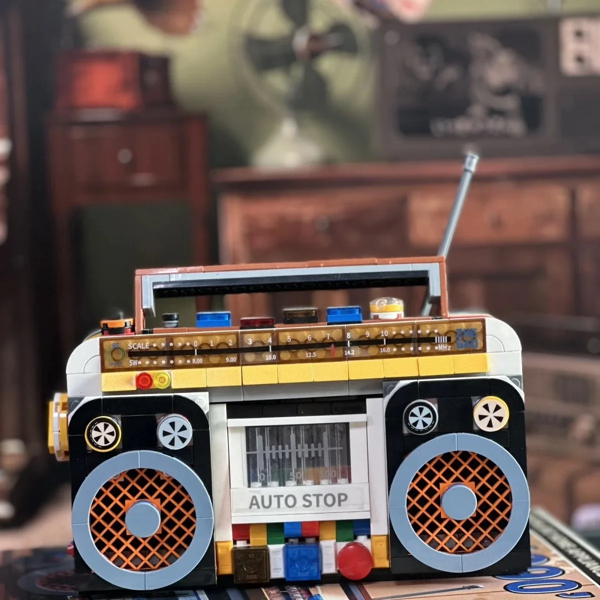Radio de construcción Vintage para niños – Juguete educativo DIY
