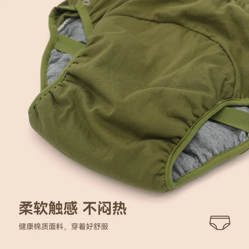 Pañales para adultos lavables tipo pantalón de algodón antifugas - imagen 4