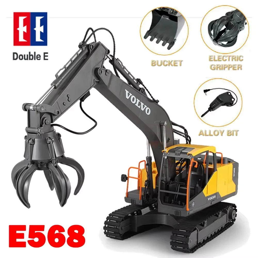 Excavadora radiocontrol de aleación 3 en 1 – Modelo ingeniería - imagen 5