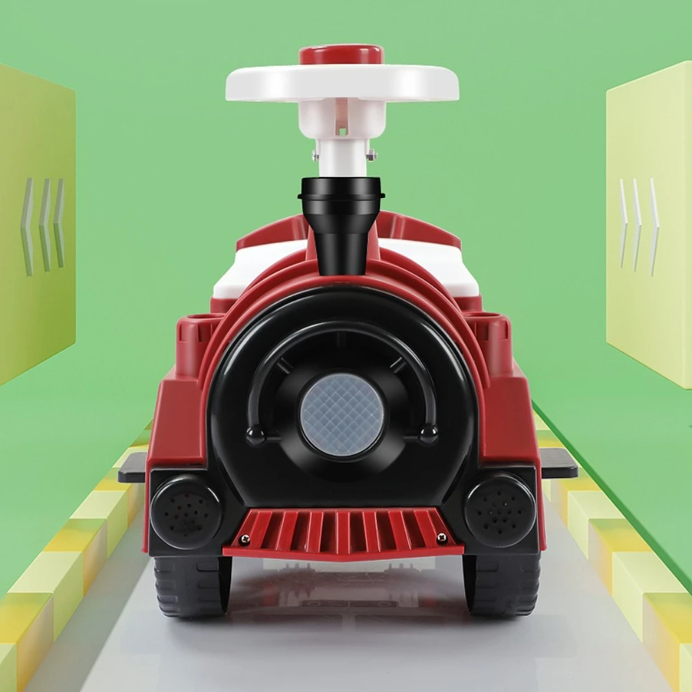 Tren de juguete retro con luces, música y compartimento inferior - imagen 3