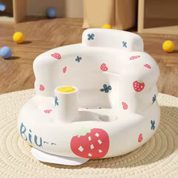 Asiento hinchable para bebé 0-3 años con bomba integrada