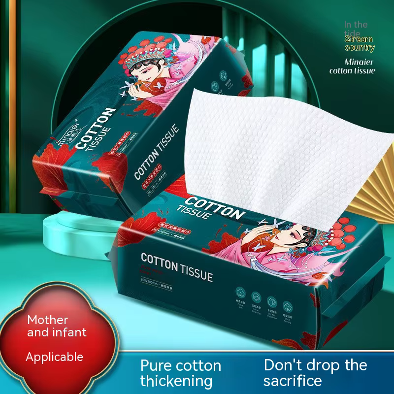 Toallitas desechables de algodón para bebé – limpieza facial - imagen 5