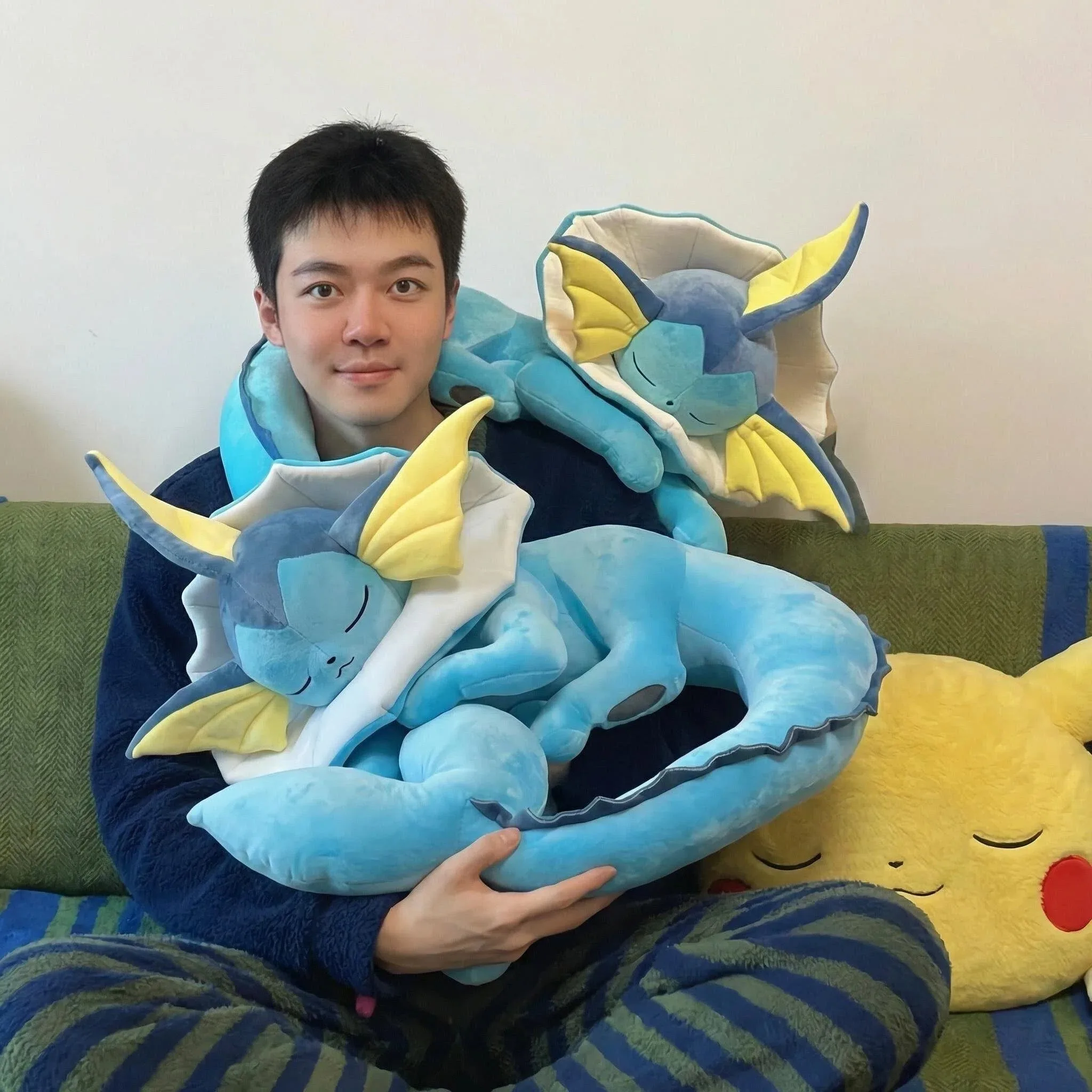Peluches de Vaporeon de la saga Eevee Pokémon – Colección suave - imagen 5