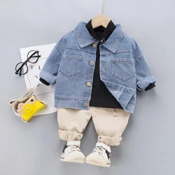 Conjunto ropa bebé chaqueta camiseta pantalón otoño