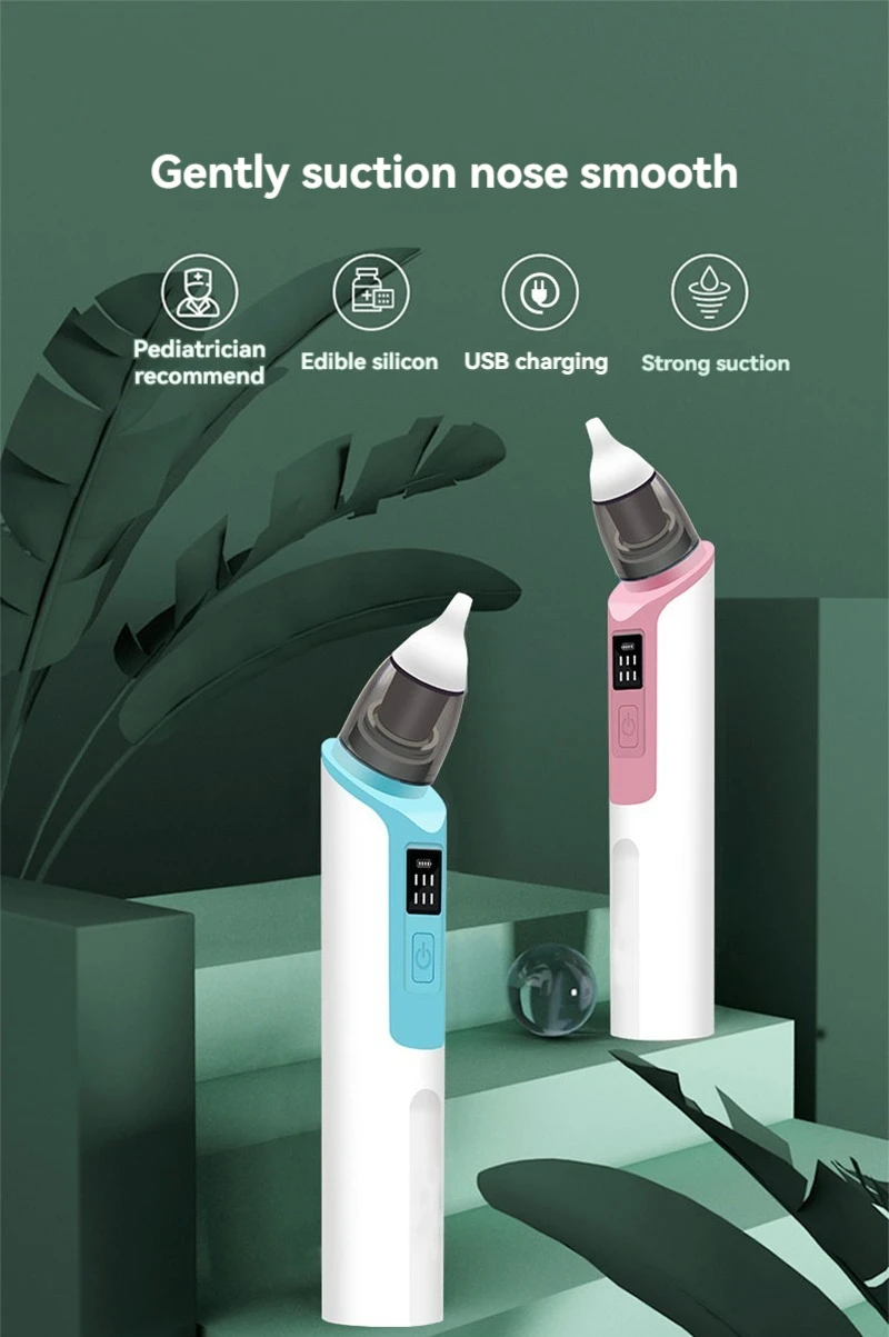 Aspirador nasal eléctrico para bebé, versión de carga