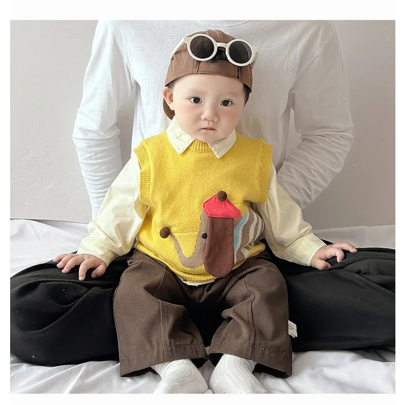Chaleco infantil sin mangas para entretiempo