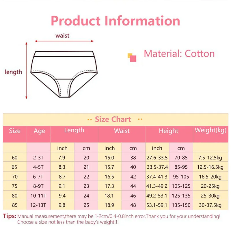 Braguitas de algodón para niñas con estampados infantiles suaves - imagen 3