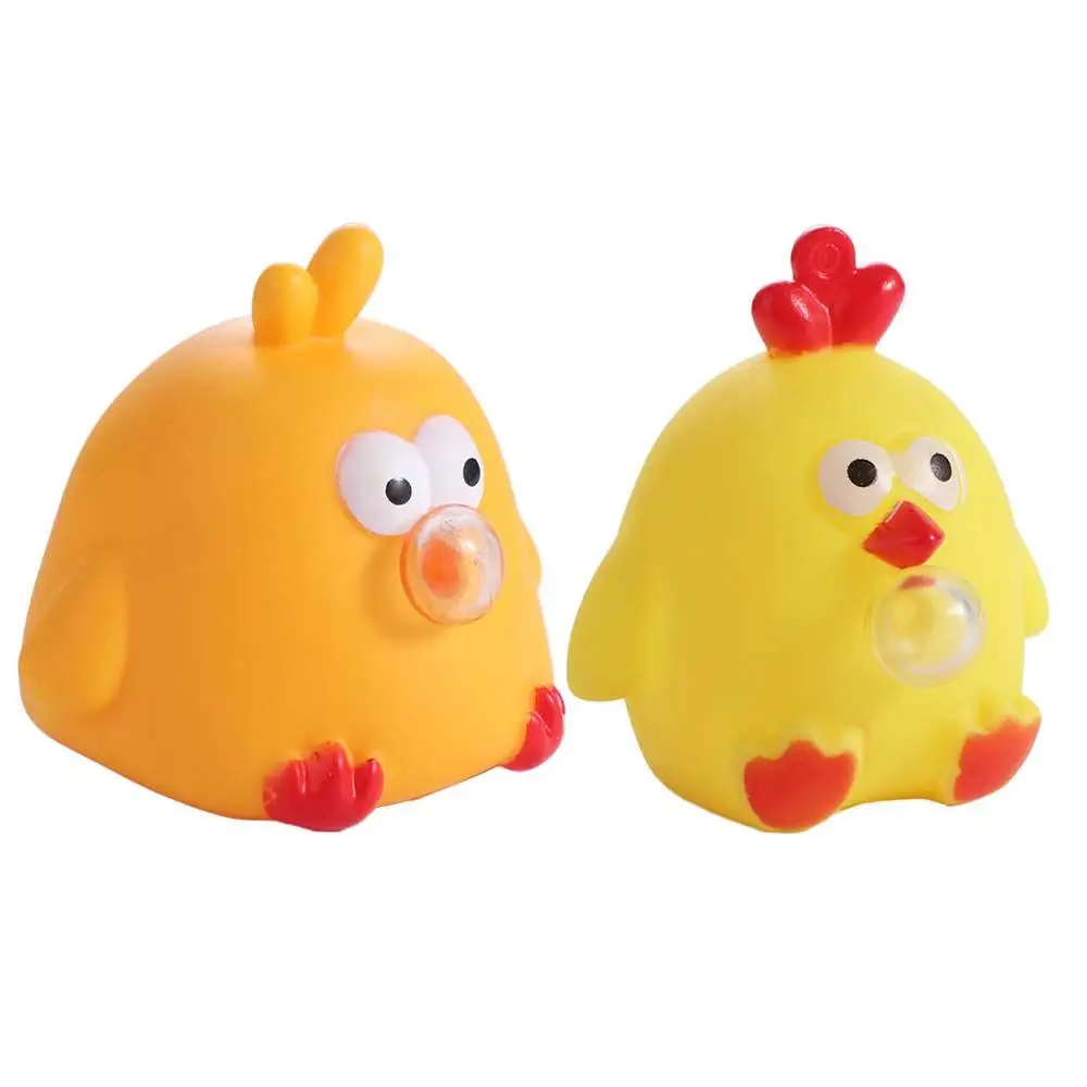 Juguete de apretar elástico con pollo para bebés - imagen 4