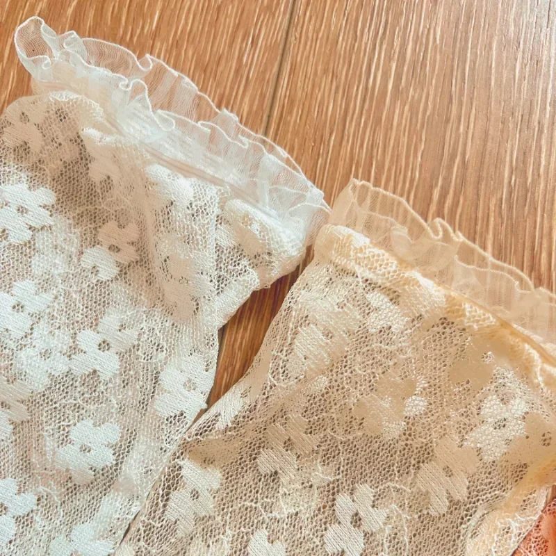 Calcetines de verano encaje niña – Suave transpirable con volantes - imagen 4