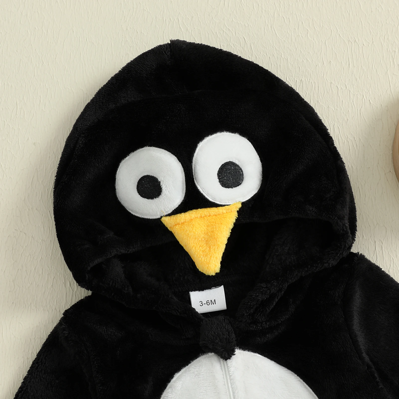 Tregren Disfraz de bebé Halloween – Pelele con capucha y cremallera