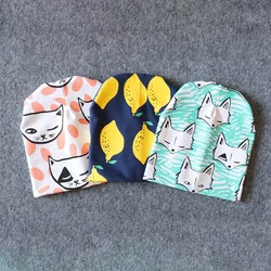 Gorros bebé primavera otoño Hip-hot con estampado de dibujos animados