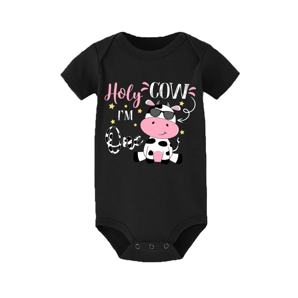 Conjunto de vaca para bebé: camiseta y pelele a juego familiar - imagen 5