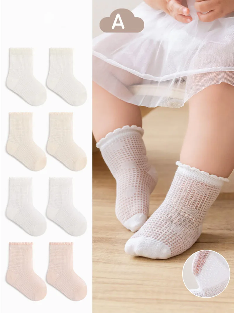 Calcetines altos de verano malla ventilada hasta la rodilla - imagen 5