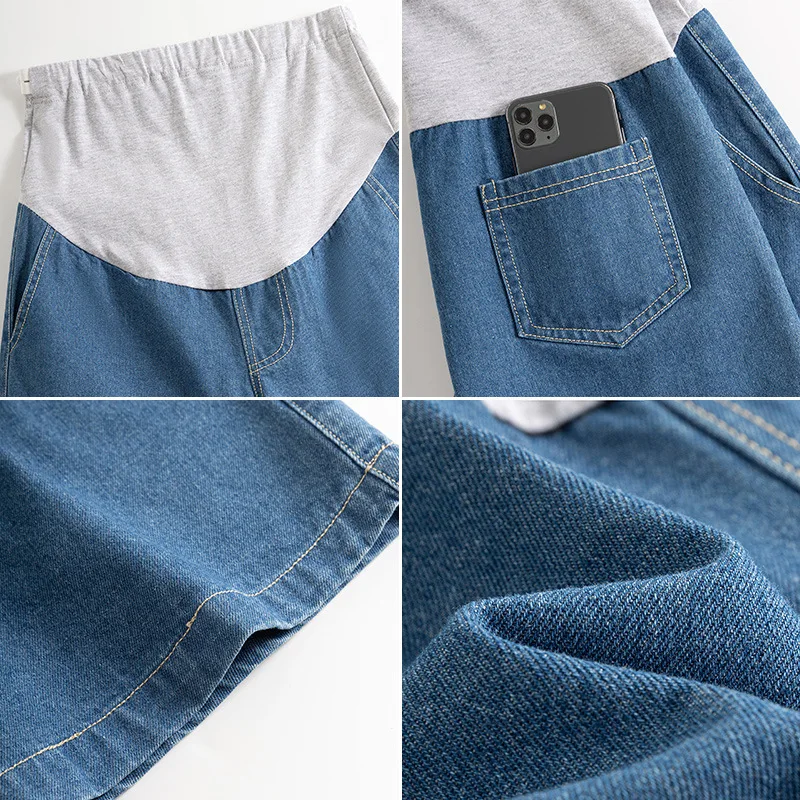 Pantalones vaqueros cortos maternity – Cómodos y frescos - imagen 5