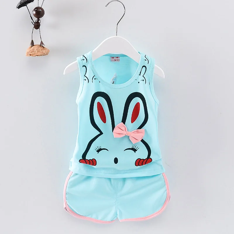 Conjunto chaleco y short azul infantil