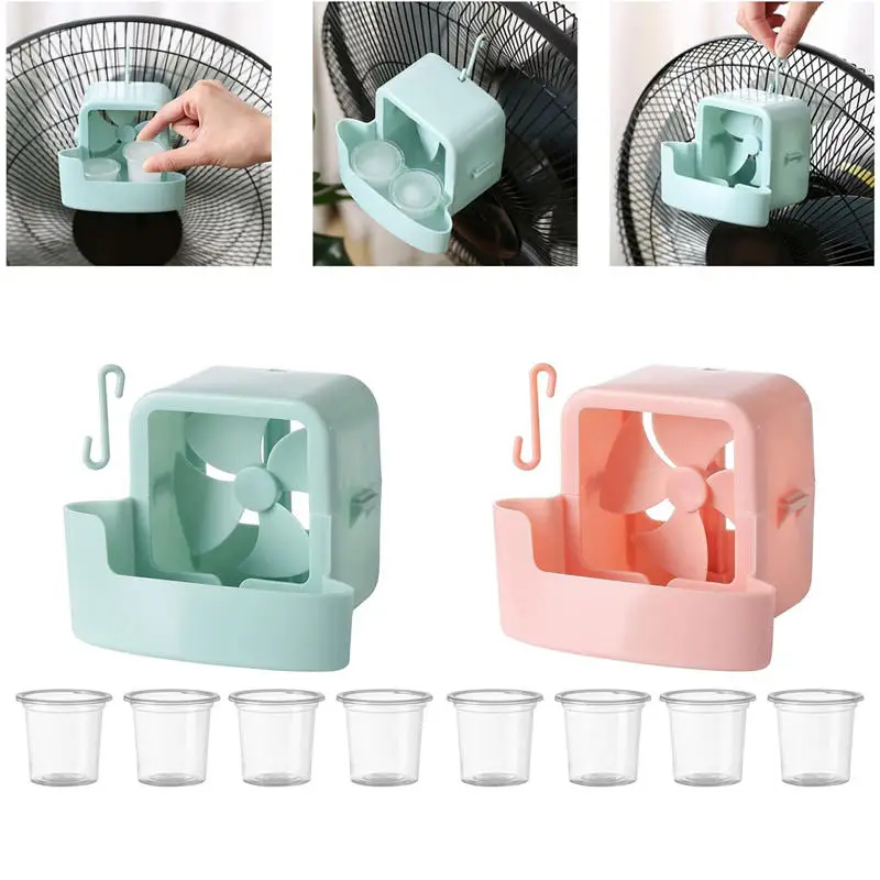 Ventilador portátil colgante con nebulizador para enfriar rápido - imagen 2