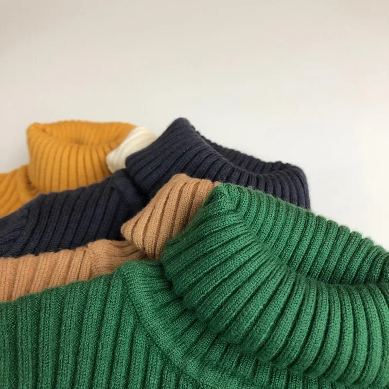 MILANCEL Jersey de punto con cuello alto para niños - imagen 5
