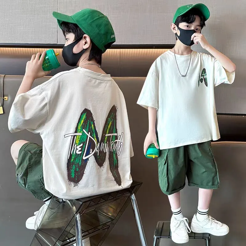 Conjunto verano niños: camiseta manga corta y pantalón informal - imagen 2