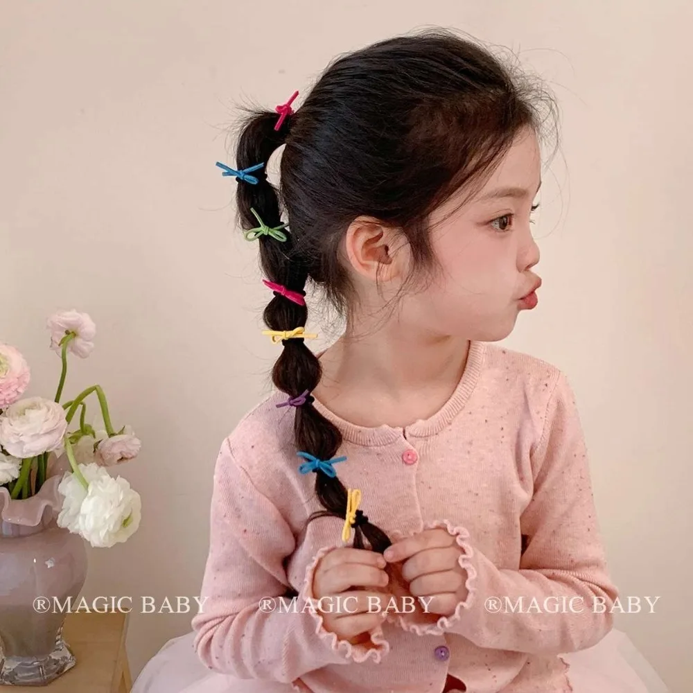 Lazos para el pelo hechos a mano con pasadores para niñas - imagen 4