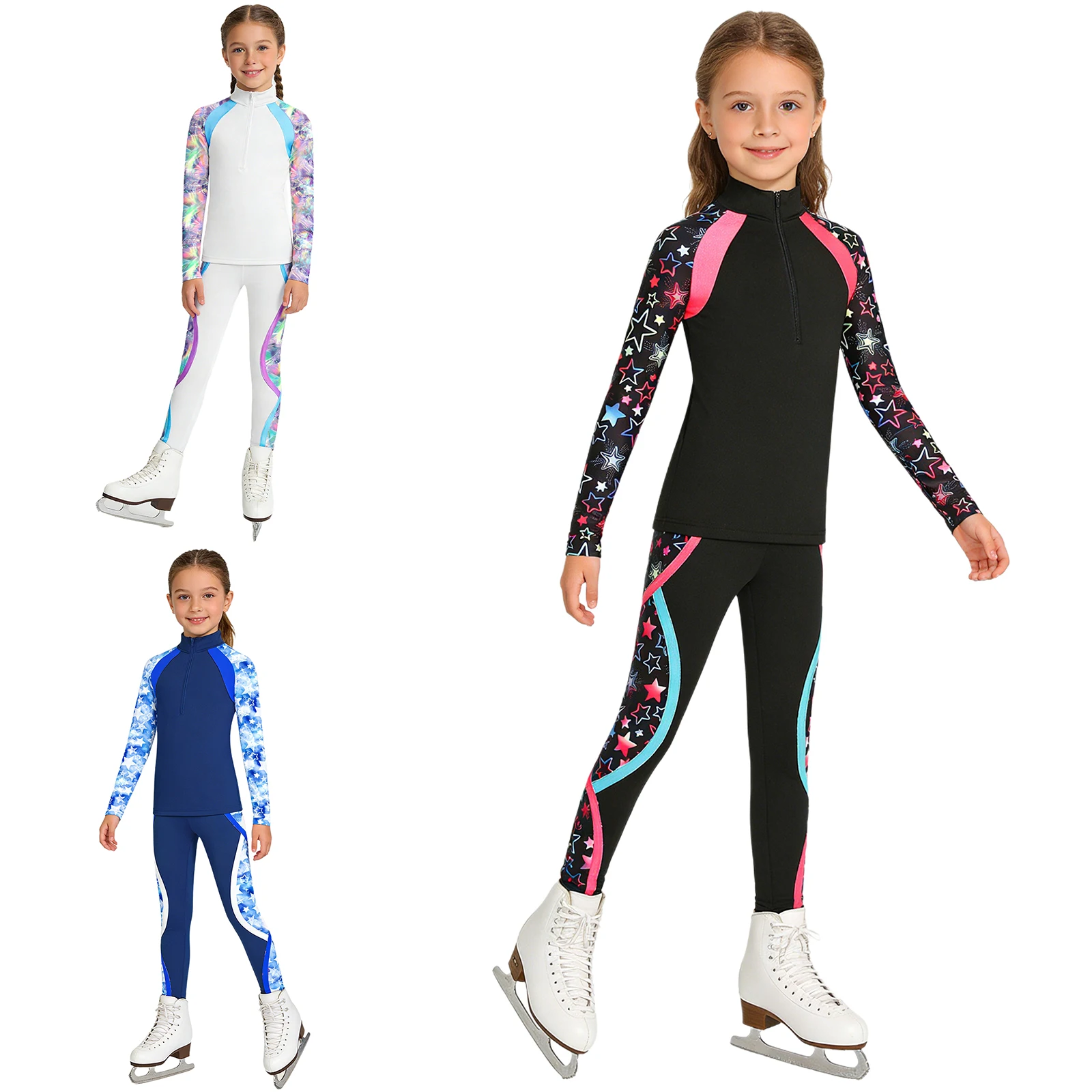 Leggings elásticos con cintura ajustable para gimnasia y acrobacia