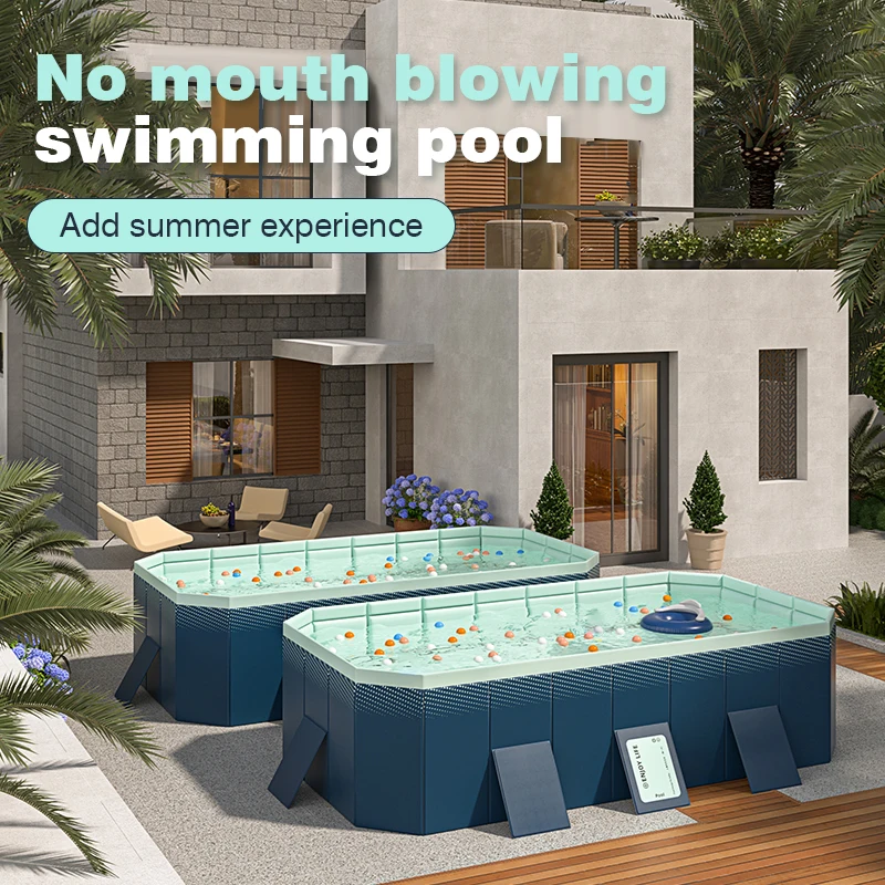 Piscina inflable para bebé plegable, resistente para juegos acuáticos - imagen 3