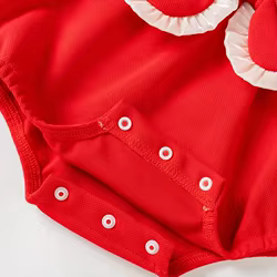 Monos de bebé con lazo: moda coreana para recién nacidas, primavera