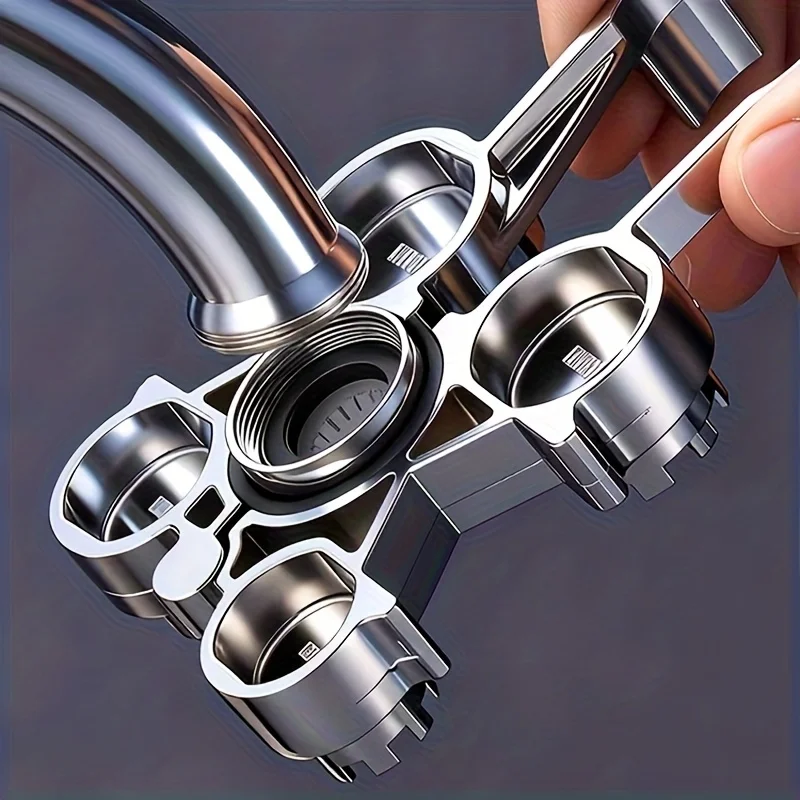 Llave multiusos para extraer aireadores en grifos cocina y baño - imagen 2