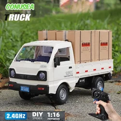 Camión RC volquete con transporte de carga para niños