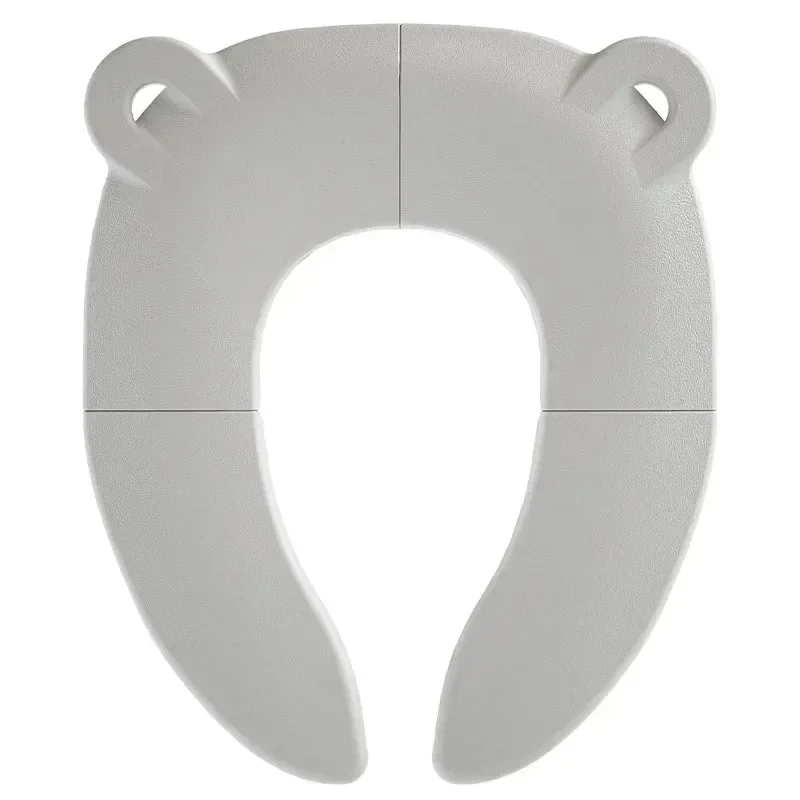 Asiento inodoro infantil portátil plegable con dibujos animados - imagen 4