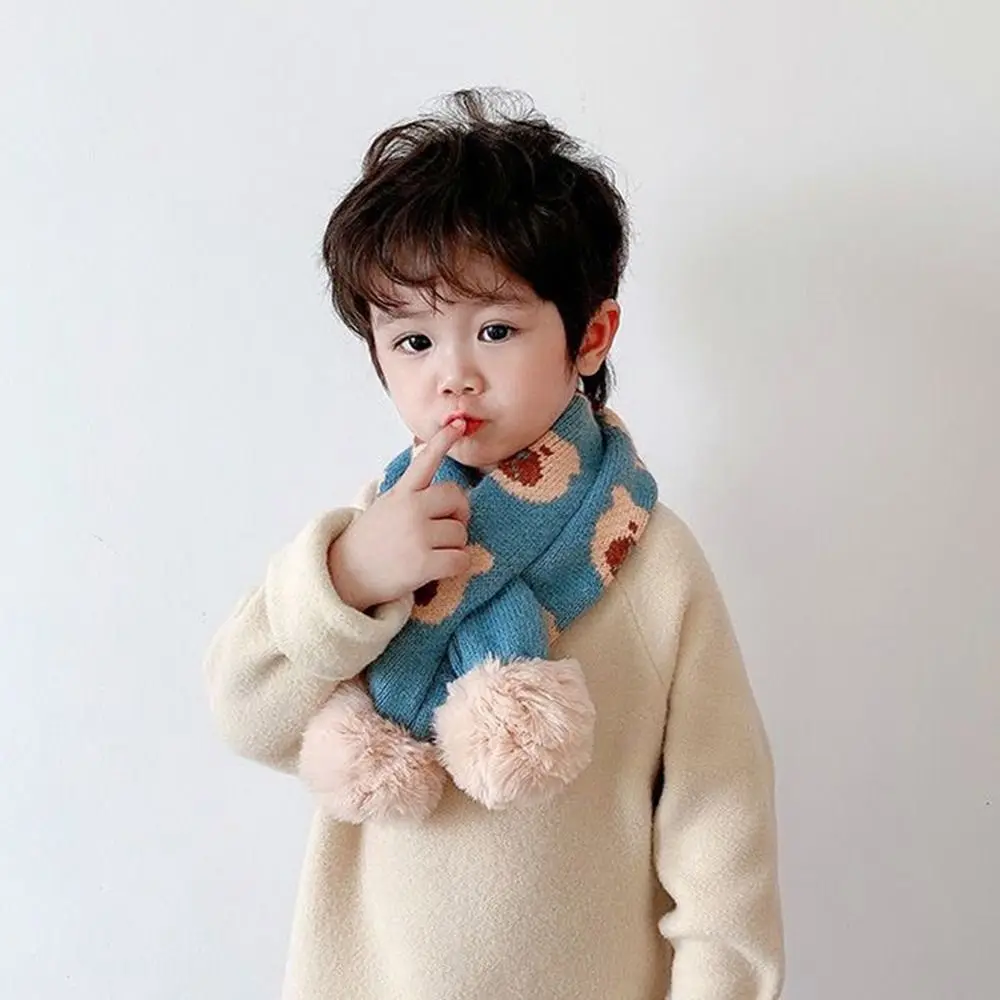 Babero térmico cuello niños – Bufanda cálida invierno - imagen 2