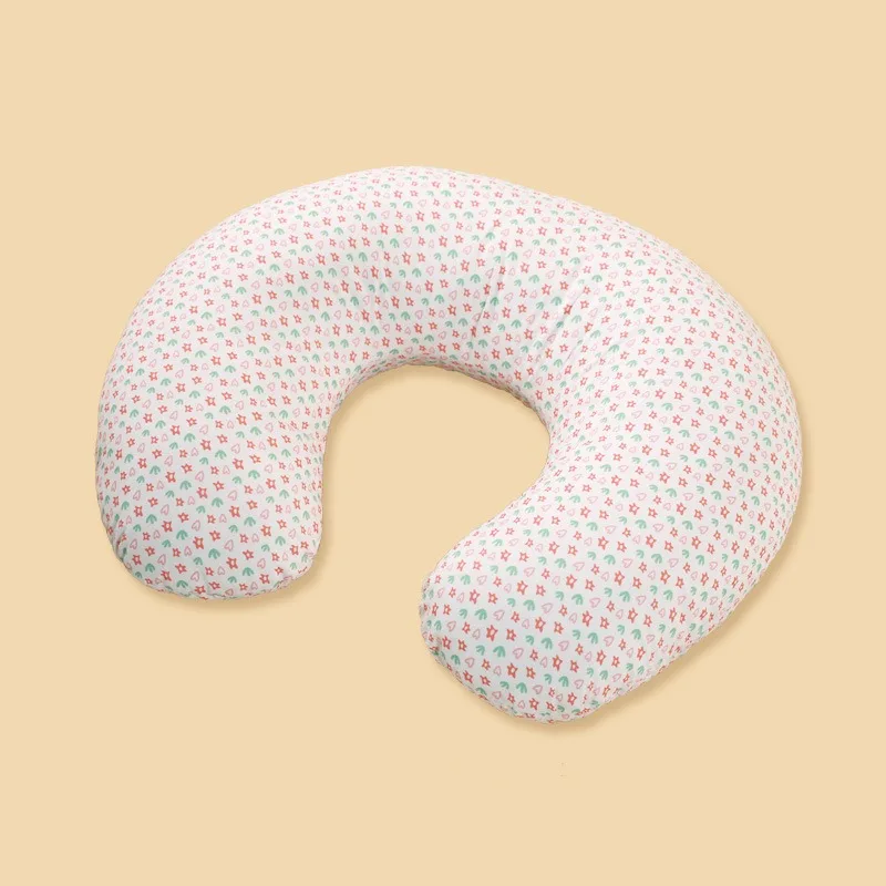 Almohada de lactancia redonda antisalpicaduras con soporte ergonómico - imagen 2