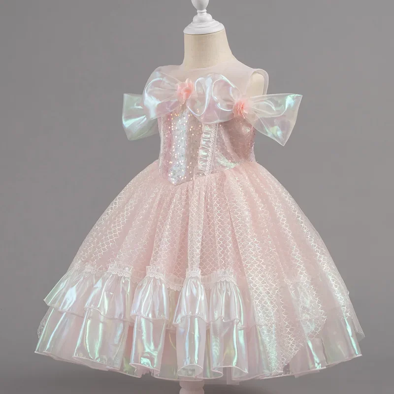 Vestido niña verano sencillo y elegante estilo princesa - imagen 2