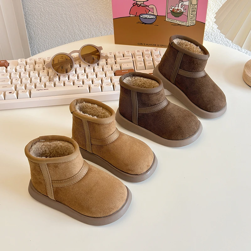 Botas de nieve para bebé con suela antideslizante y forro cálido - imagen 3