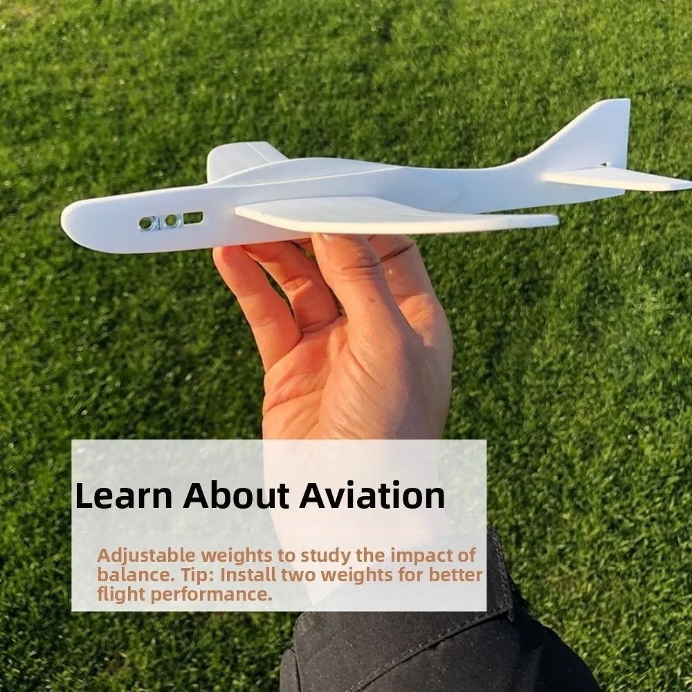 Avión planeador de espuma ligero biplano para armar al aire libre - imagen 2