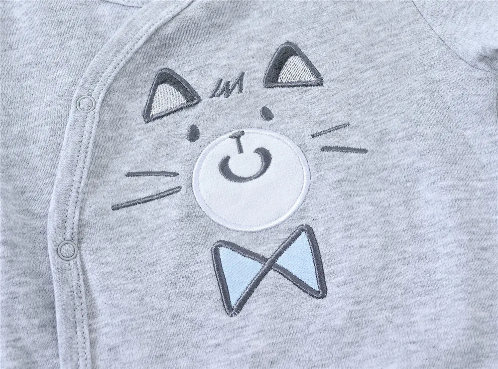 Pelele bebé manga larga 100% algodón diseño oso para otoño - imagen 5