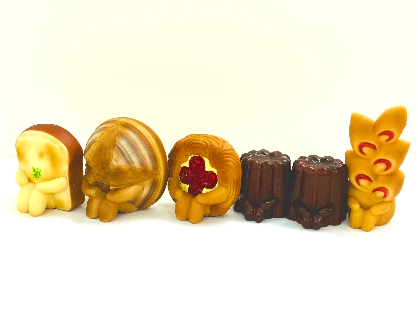 Machiboke figuras gacha coleccionables de panadería con luz nocturna - imagen 2