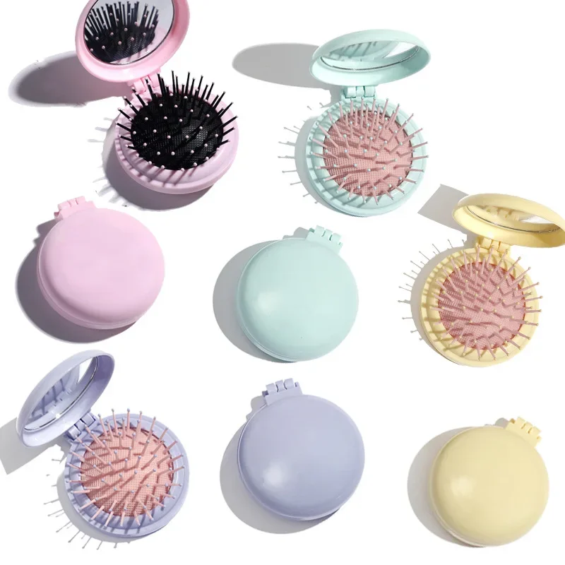 Peine infantil princesa con espejo y cepillo plegable - imagen 4