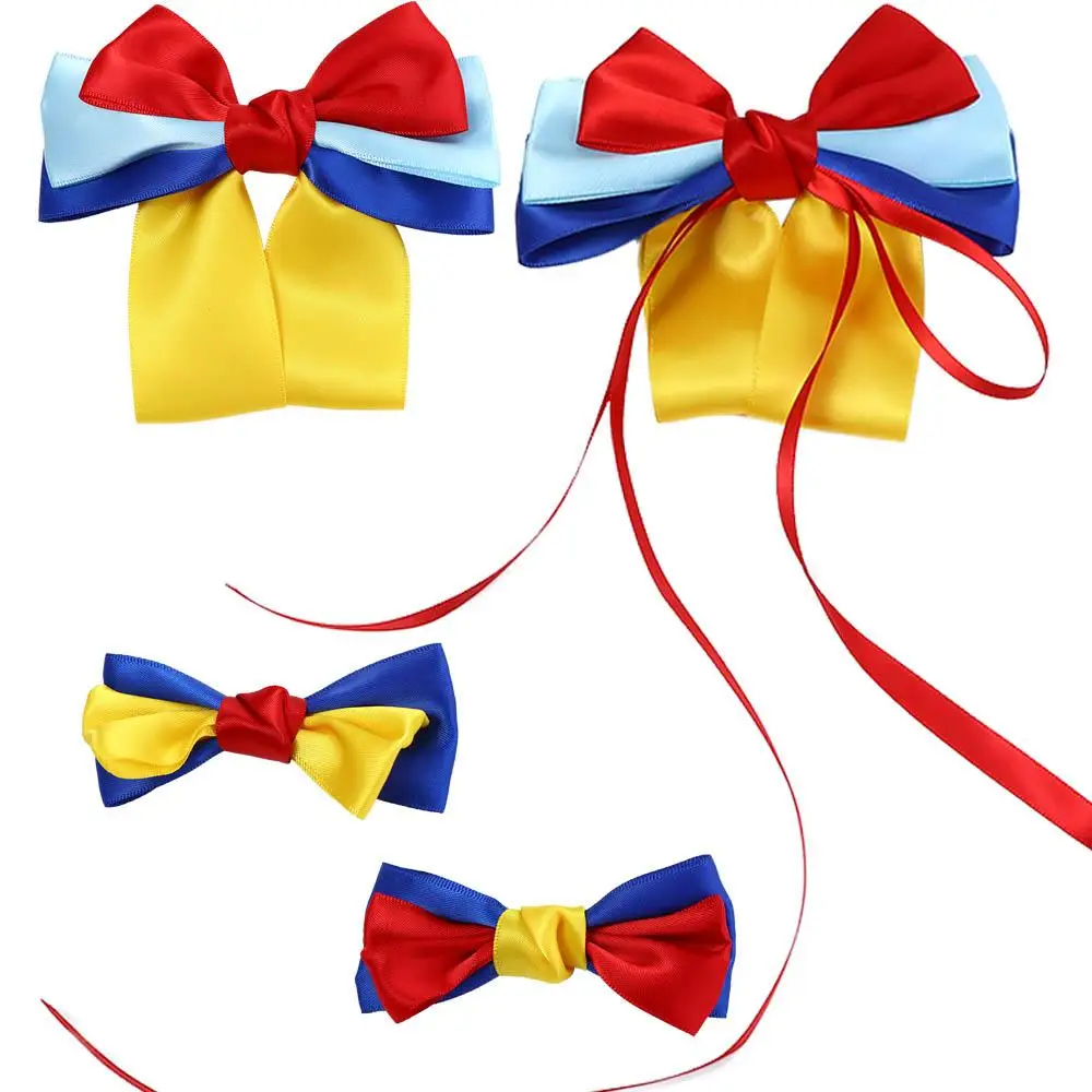 Pinzas para el cabello con lazo princesa – horquillas niñas - imagen 3