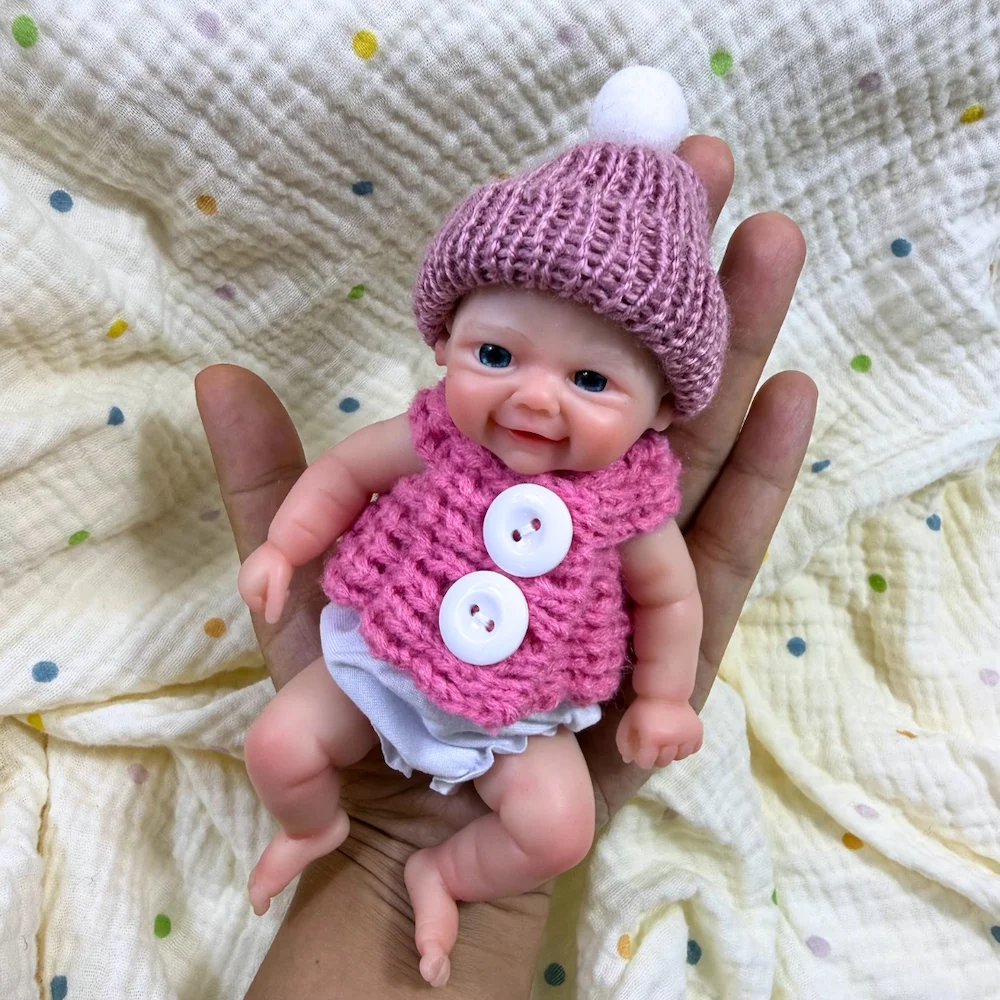 Muñeca reborn de silicona Vivienne lavable, suave y blandita - imagen 4
