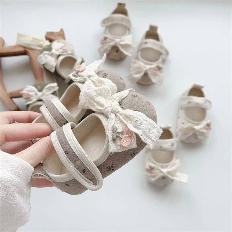 Zapatos antideslizantes primavera y otoño para niñas estilo princesa - imagen 3
