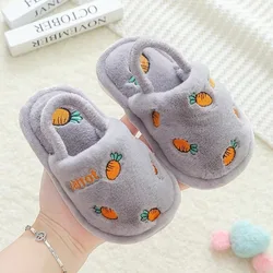 Zapatillas infantiles de algodon calidas para invierno antideslizantes