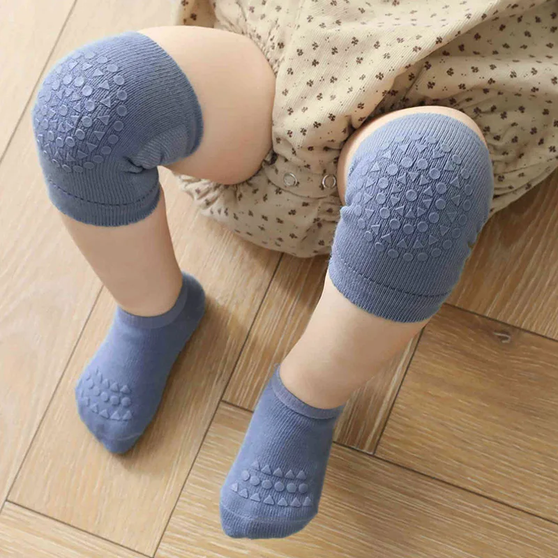 Rodilleras antideslizantes para bebé con calcetines de seguridad - imagen 3